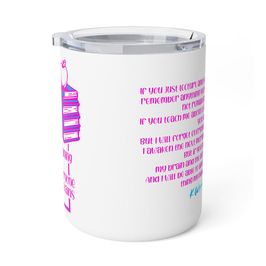 T.E.A.C.H.E.R. Teacher's Insulated Coffee Mug - Perfect Gift for Educators, Back to School, Teacher Appreciation, Motivational Beverage Container