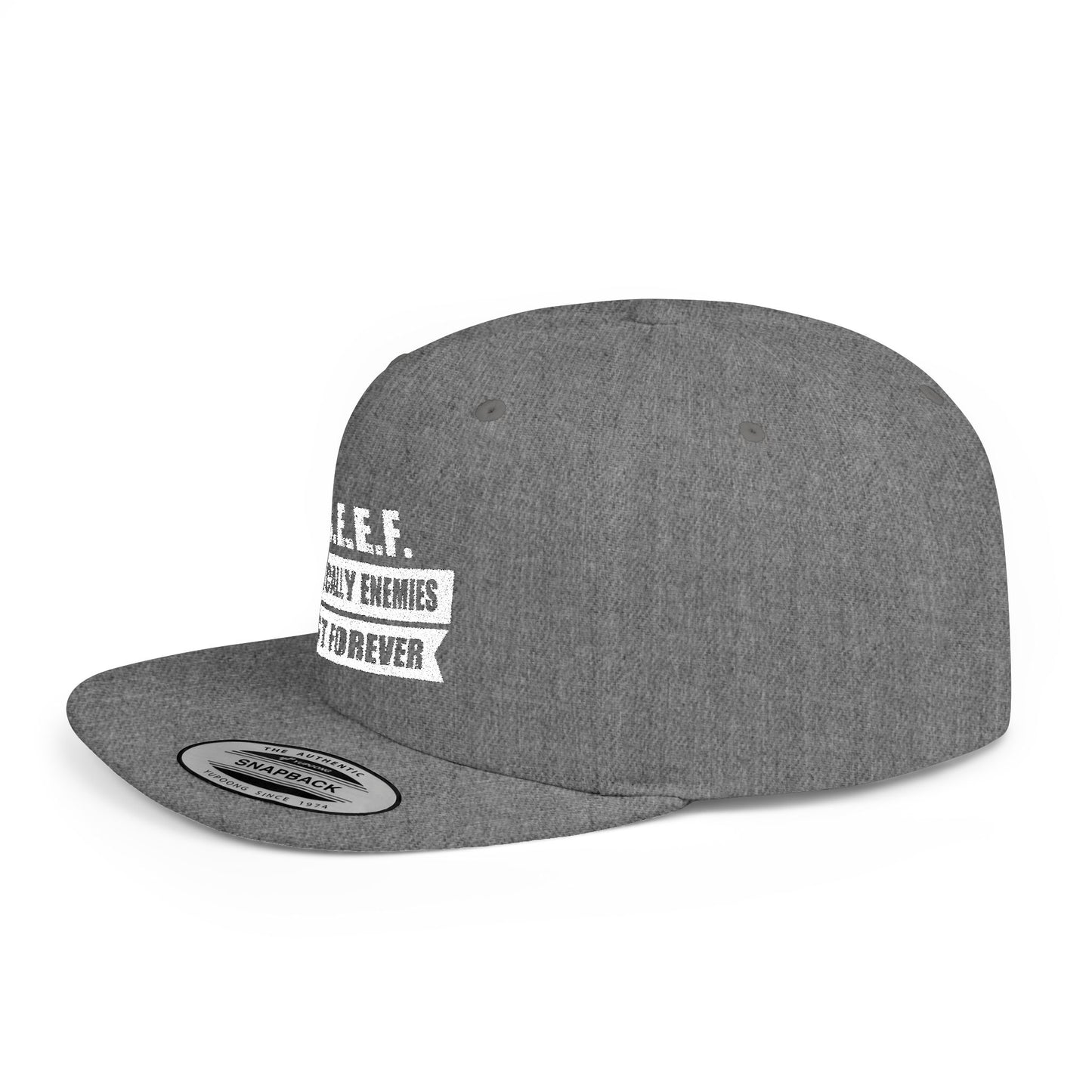 B.E.E.F. Flat Bill Snapback Hat, Casual Cap for Trendsetters, Adjustable Snapback, Perfect Gift for Birthdays, Streetwear Style, [...]