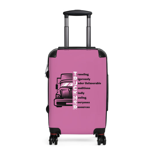 TRUCKHER Stylish Travel Suitcase with Inspirational Design, Luggage for Adventurers, Travel Gear