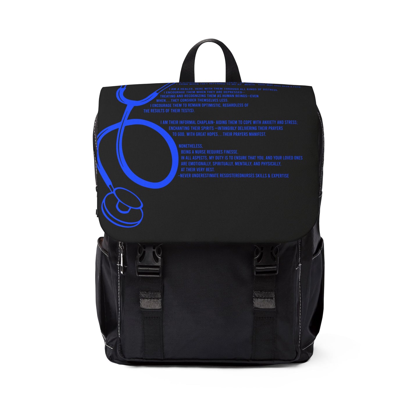 N.U.R.S.E.Stylish Unisex Casual Shoulder Backpack | Perfect for Students, Nurses, Everyday Use, Travel, and Gifts