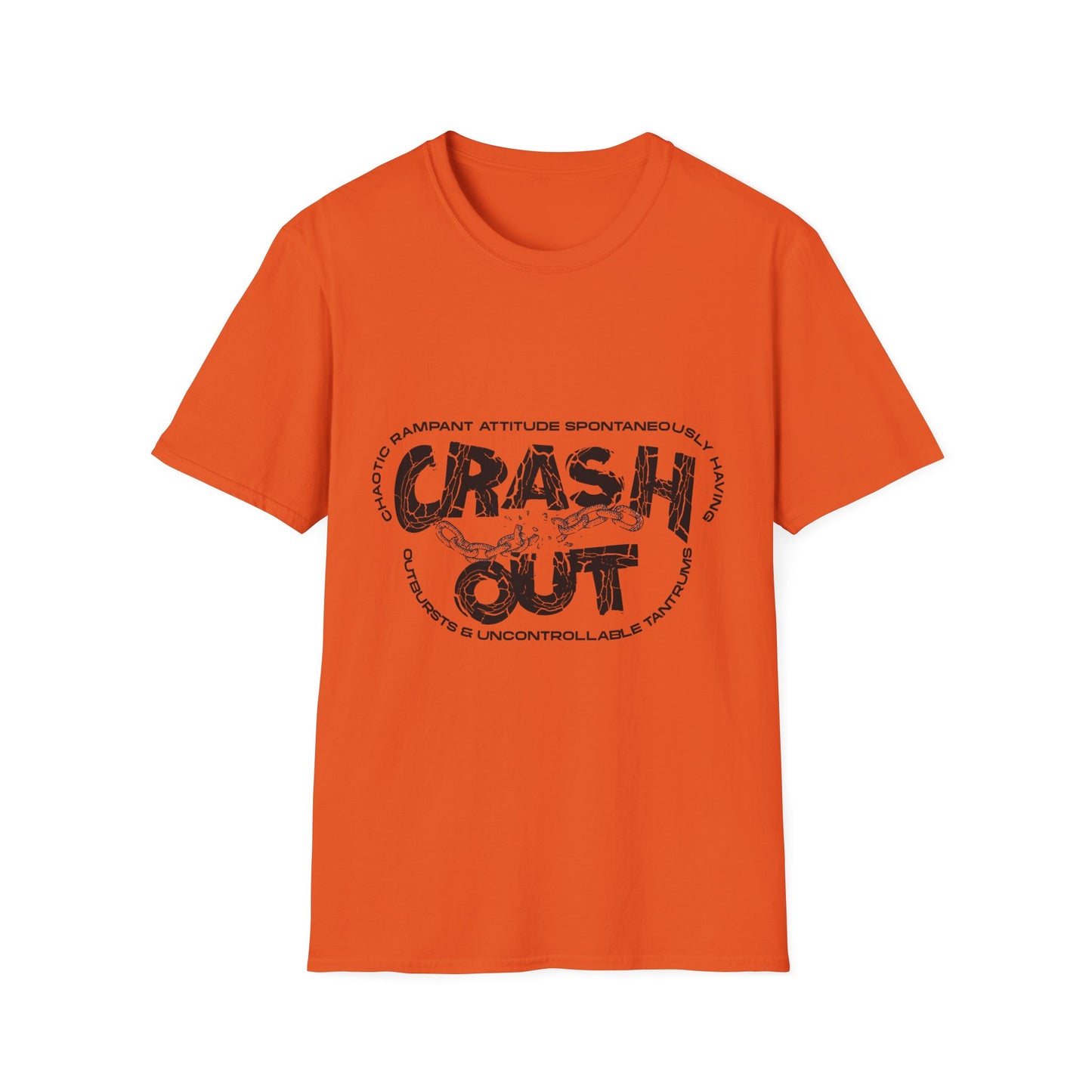 C.R.A.S.H. O.U.T. Unisex T-Shirt - Relaxed Style for Casual Days, Perfect for Everyday Wear, Gift Idea for Friends, Great for Lounging, Summer [...]