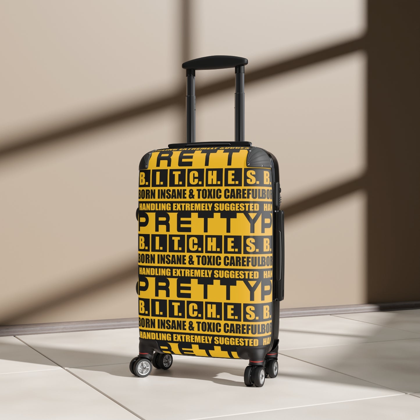 Pretty Bitches Bold Statement Suitcase for Travel Lovers, Suitcase for Women, Trendy Luggage, Unique Travel Accessory, Gift for Travelers