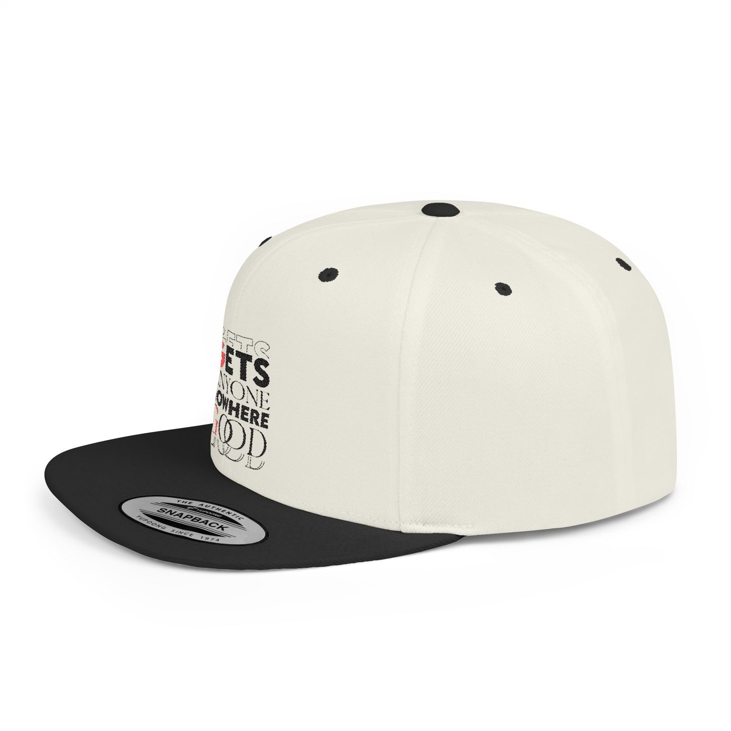 G.A.N.G. Flat Bill Snapback Hat - Stylish and Bold Statement Cap, Street Style