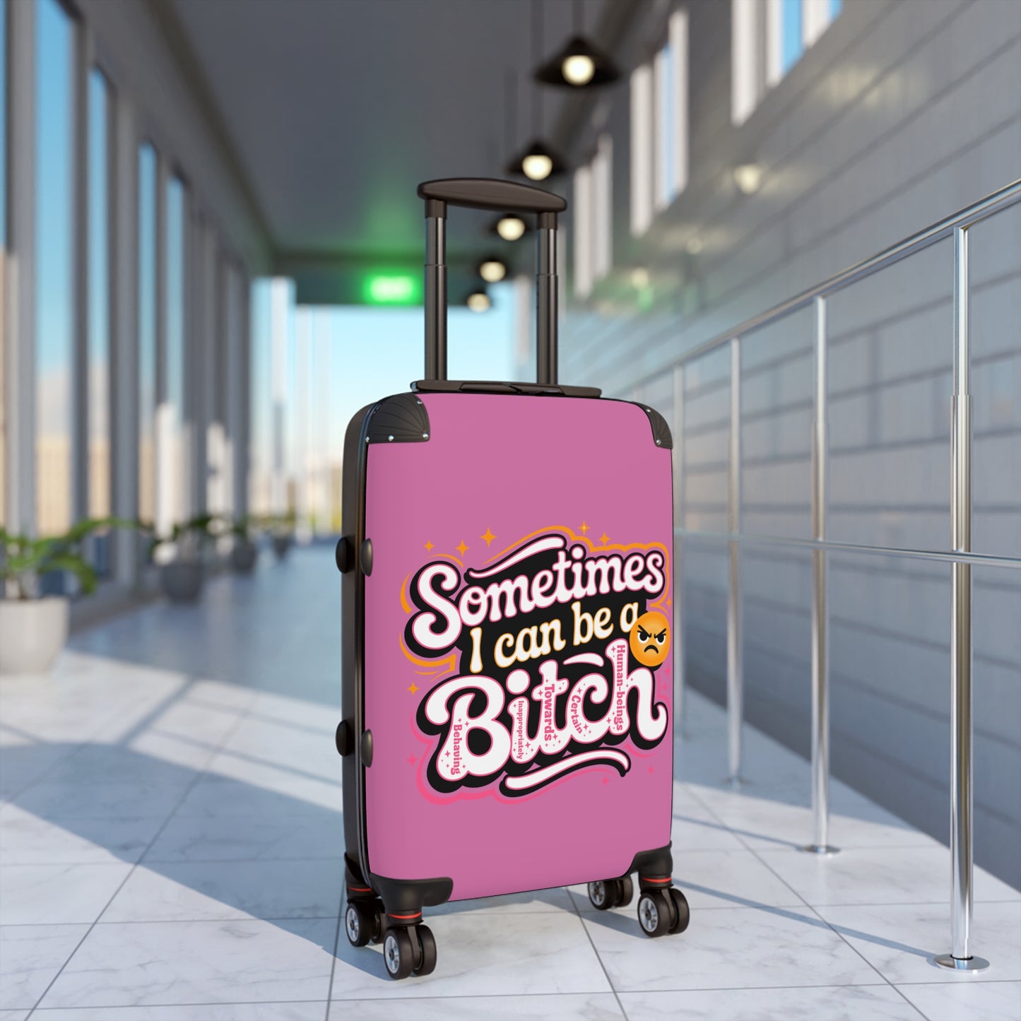 Sometimes I Can Be A BITCH, Luggage for Adventurers, Carry-On for Weekend Getaways, Perfect Travel Gift, Vibrant Lightweight [...]