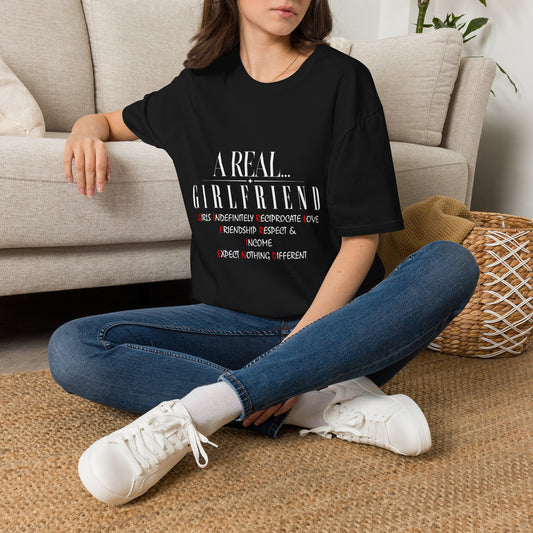 A Real Girlfriend T-Shirt — Funny Girlfriend Definition Tee