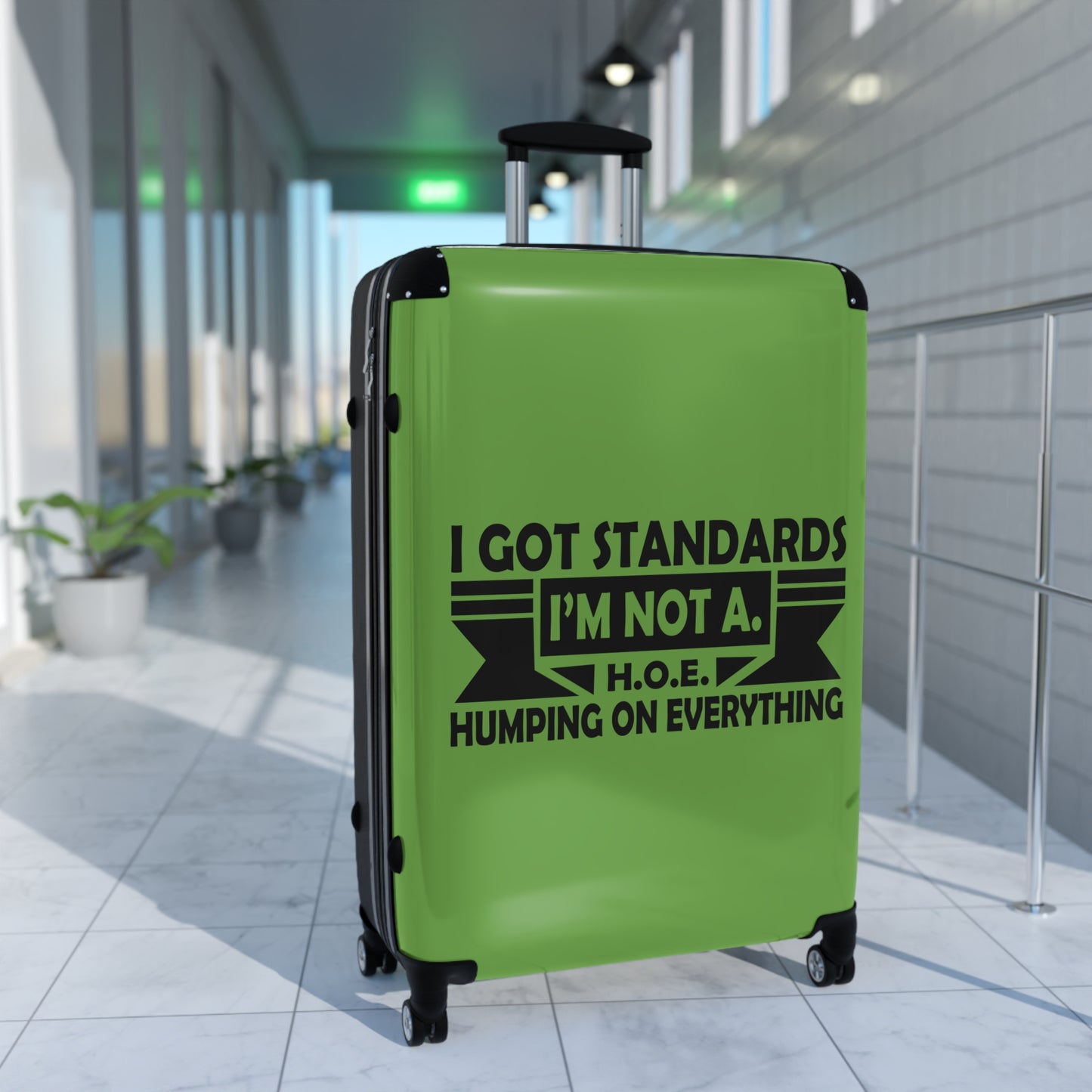 Im Not a H.O.E, Travel Luggage, Fun Travel Gift, Statement Bag, Trendy Carry-On for Adventurers