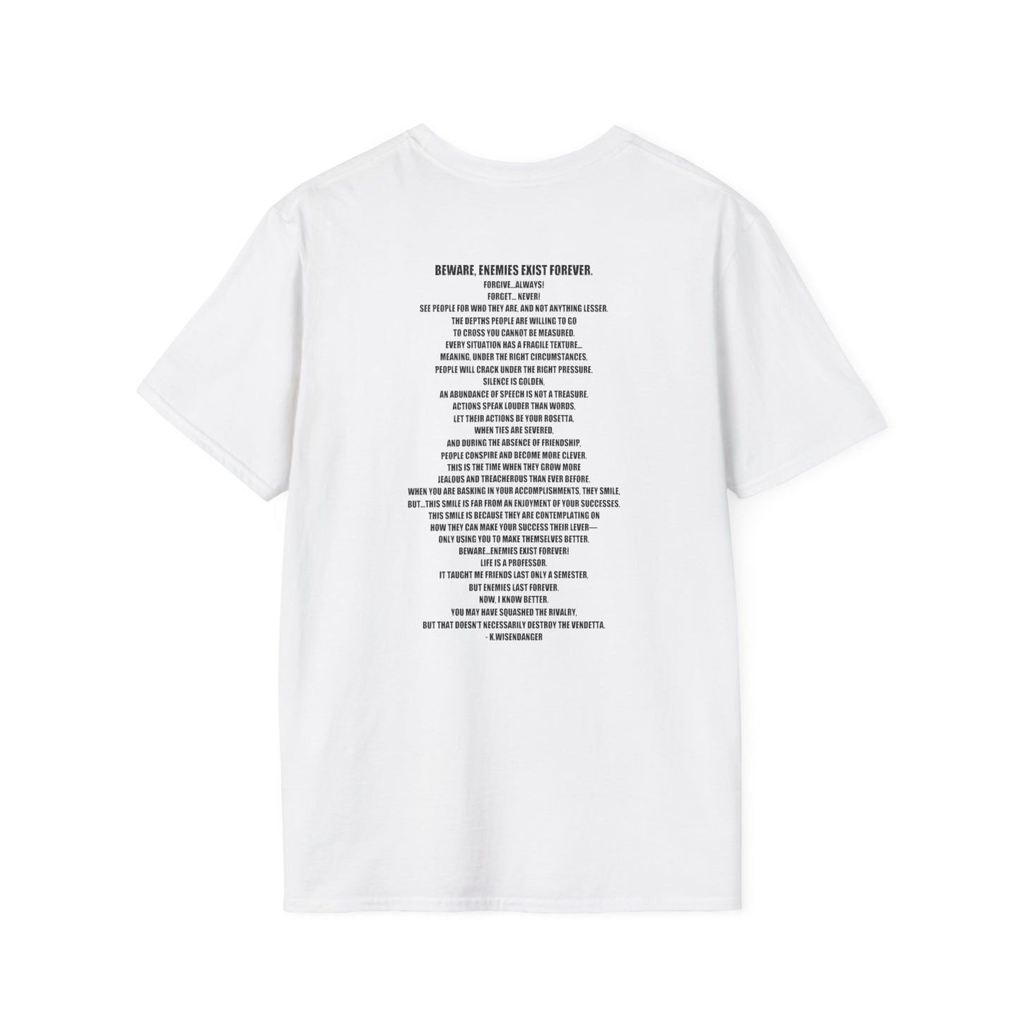 B.E.E.F. Unisex Softstyle T-Shirt - Basically Enemies Exist Forever Statement Tee