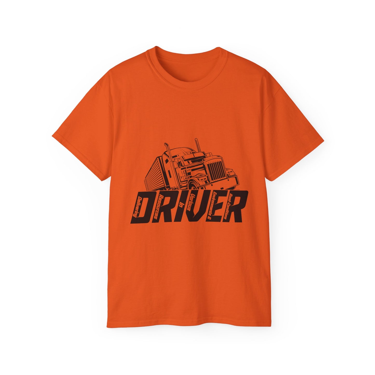 D.R.I.V.E.R. Graphic Tee - Perfect Gift for Truck Drivers and Trucking Enthusiasts