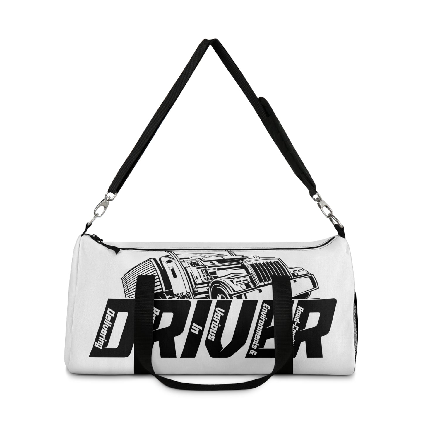 D.R.I.V.E.R. Duffel Bag | Travel Gym Bag, Sports Bag, Workout Tote, Truck Driver Gift, Personalized Luggage