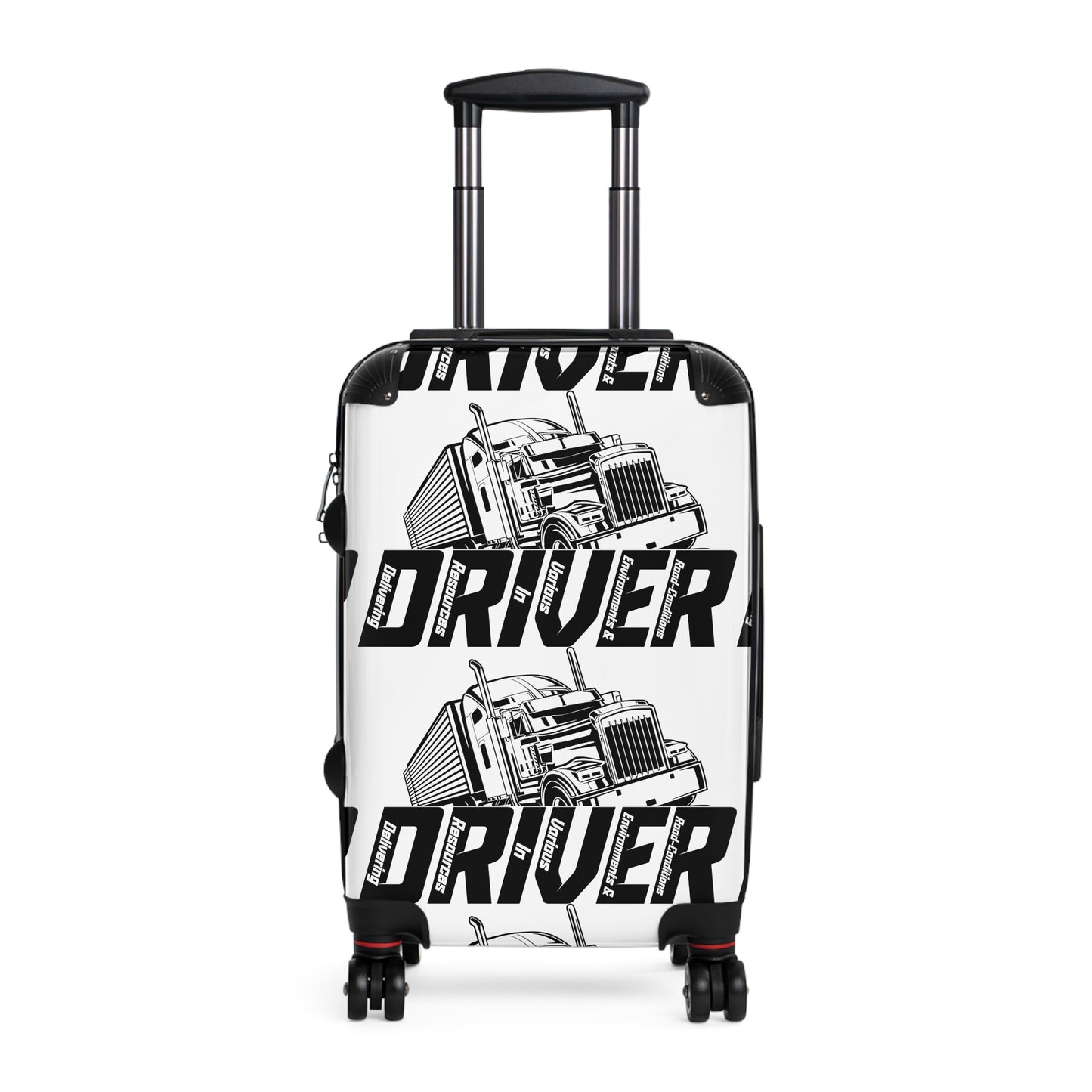 Truck Driver Suitcase - Luggage for Road Trip Lovers, Adventure Travel, Unique Gift for Truckers, Travel Gear