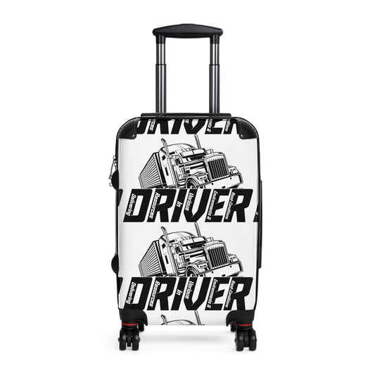Truck Driver Suitcase - Luggage for Road Trip Lovers, Adventure Travel, Unique Gift for Truckers, Travel Gear