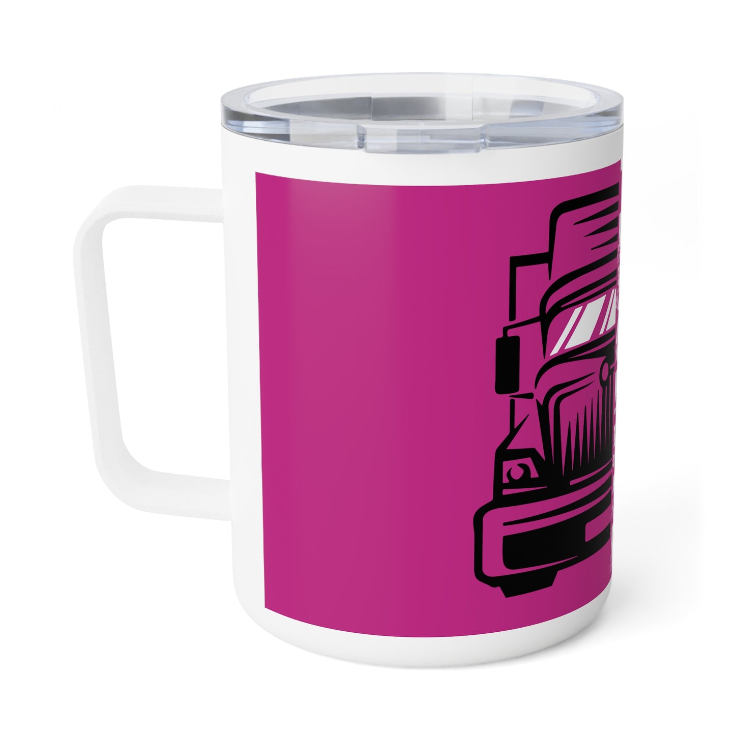 Truckher Insulated Coffee Mug, 10oz - Perfect Gift for Female Drivers, Travel Coffee Mug, Fun Trucking Accessory