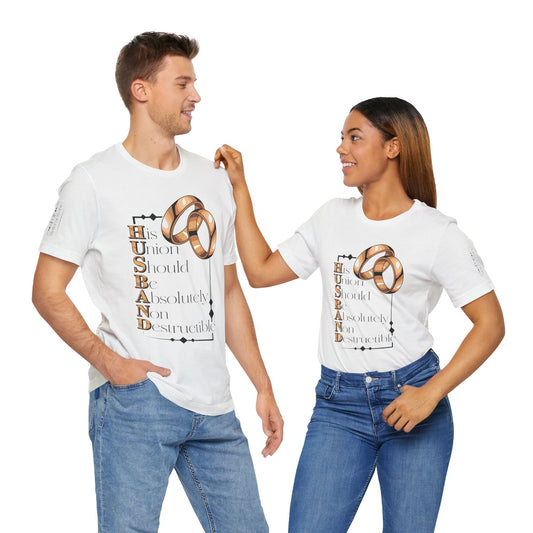 Inspirational Husband Tee - Perfect Gift for Weddings & Anniversaries