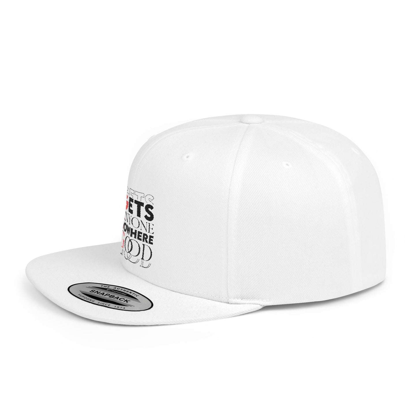 G.A.N.G. Flat Bill Snapback Hat - Stylish and Bold Statement Cap, Street Style