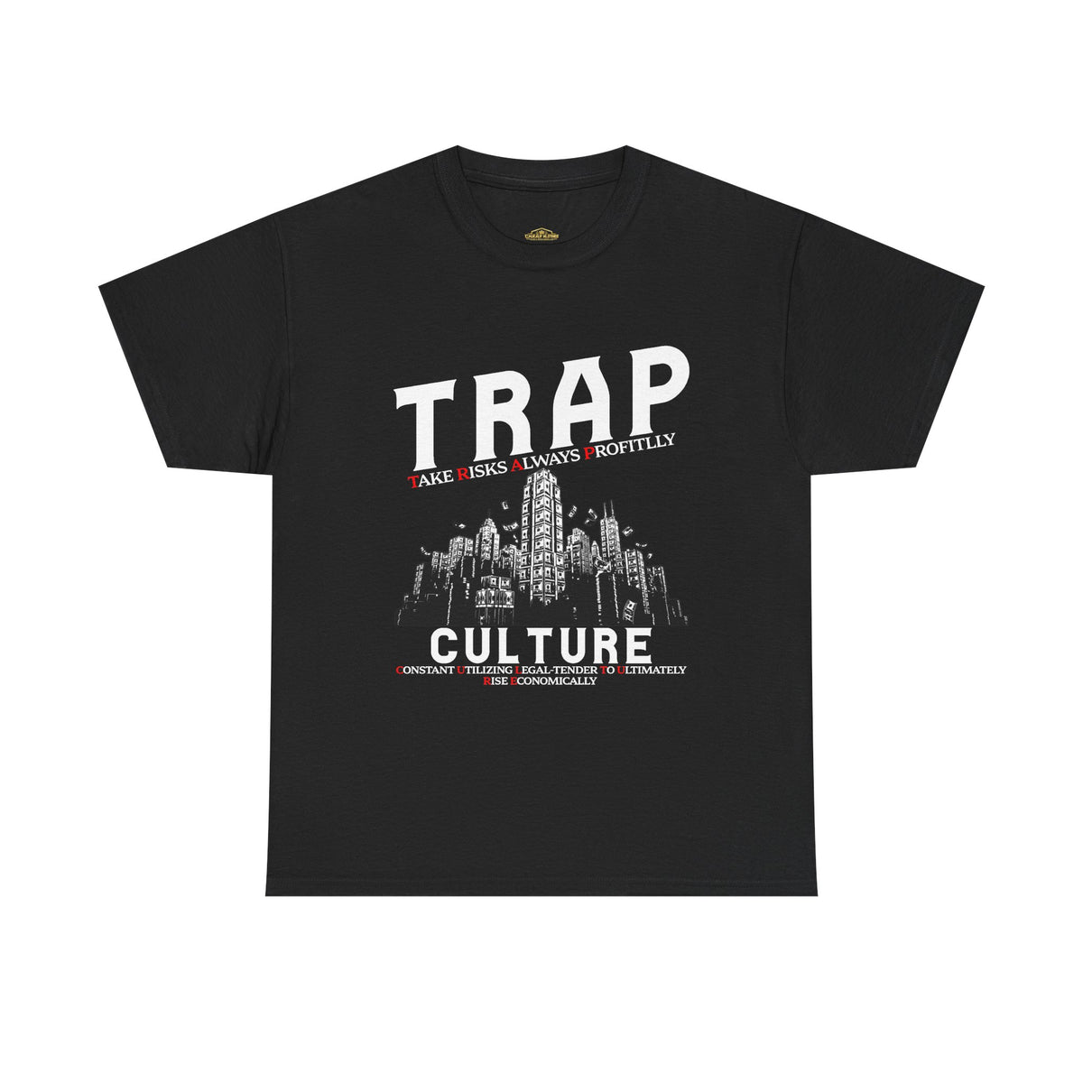 Trap Culture Tee — Urban Cityscape Streetwear T‑Shirt