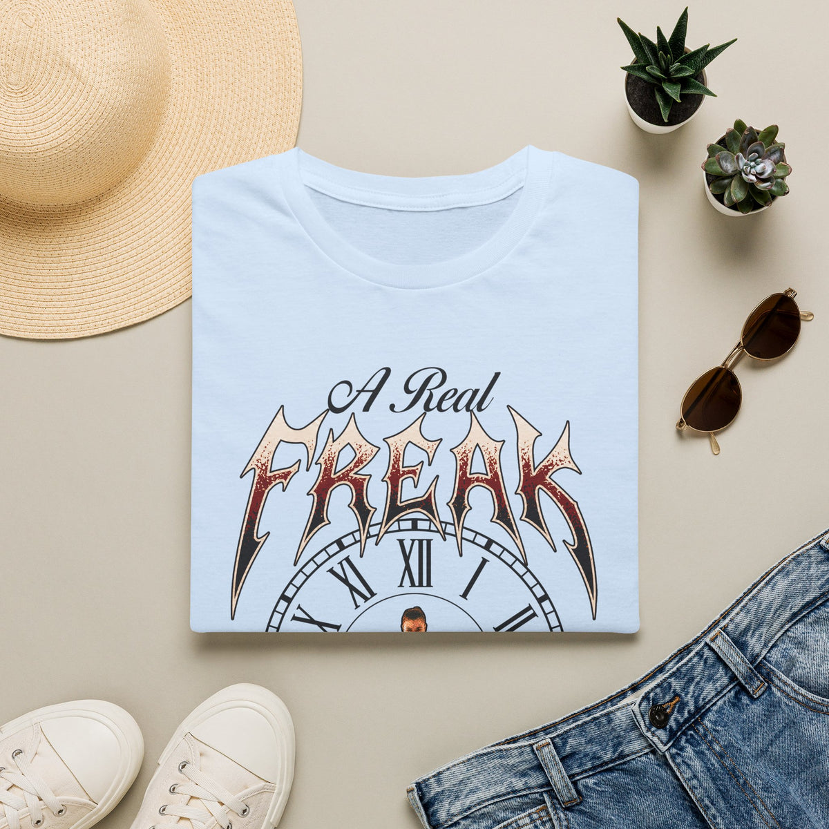 Freak Graphic T-Shirt — Edgy Retro Logo Tee with Bold Typography