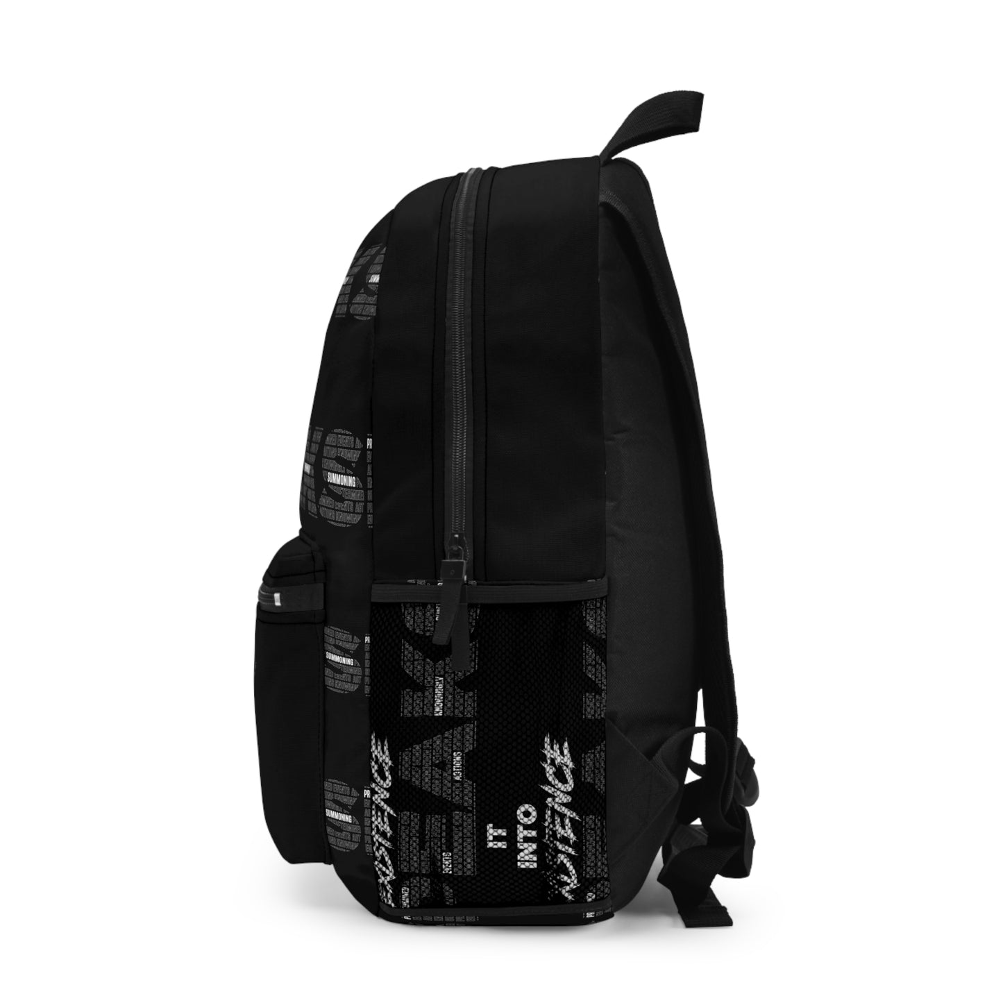 Inspirational Backpack: Speak It Into Existence, Trendy School Bag, Motivational Pack, Travel Rucksack, Gift for Dreamers