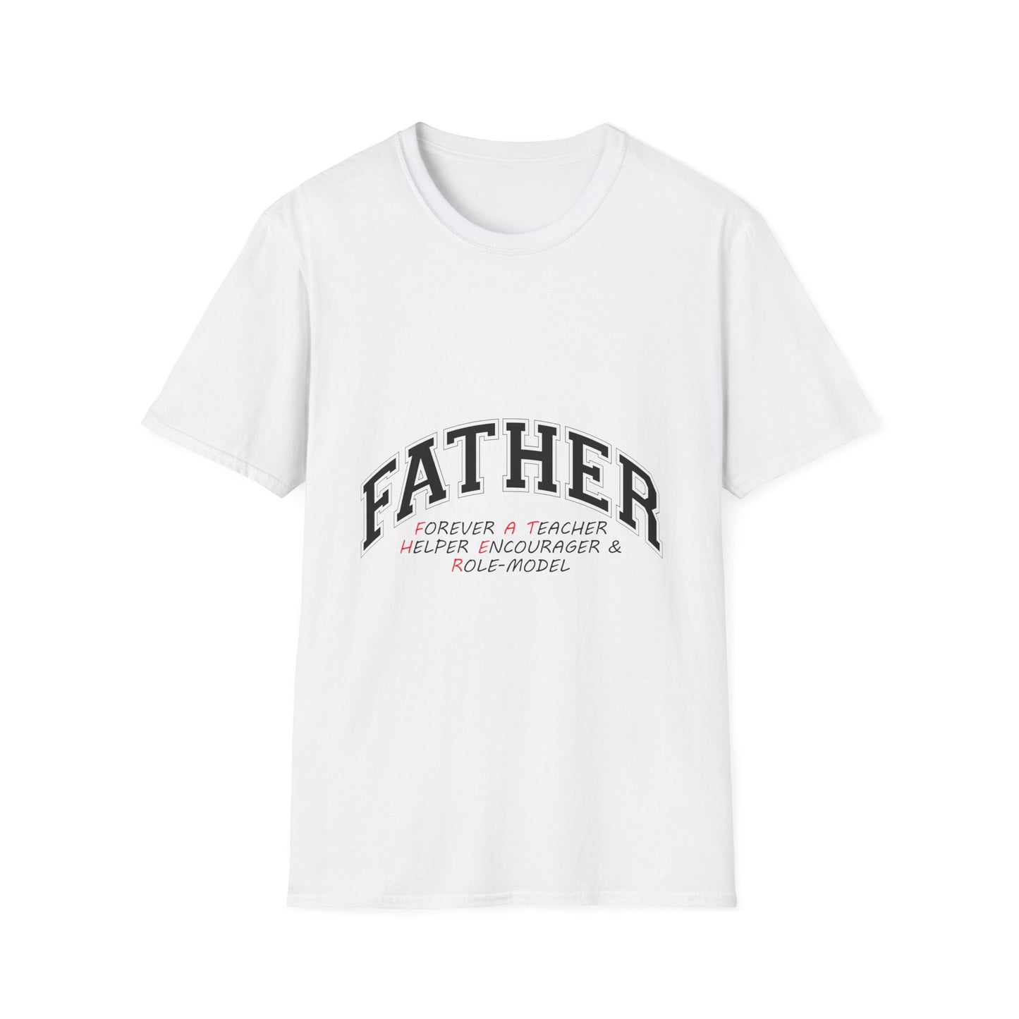 Father T-Shirt — 'Father: Provider, Teacher, Role Model' Dad Gift