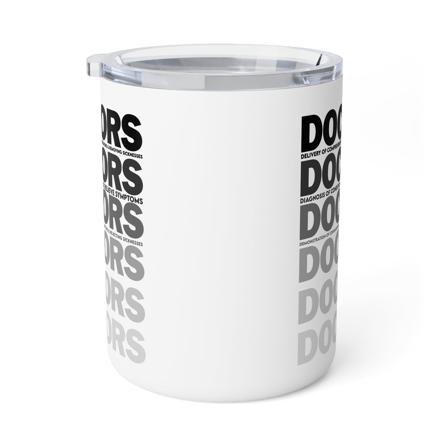 D.O.C.T.O.R.S. Sleek Insulated Coffee Mug | Modern Design for Doctors | Great for Gifts, Home, Office, Travel, and Holidays
