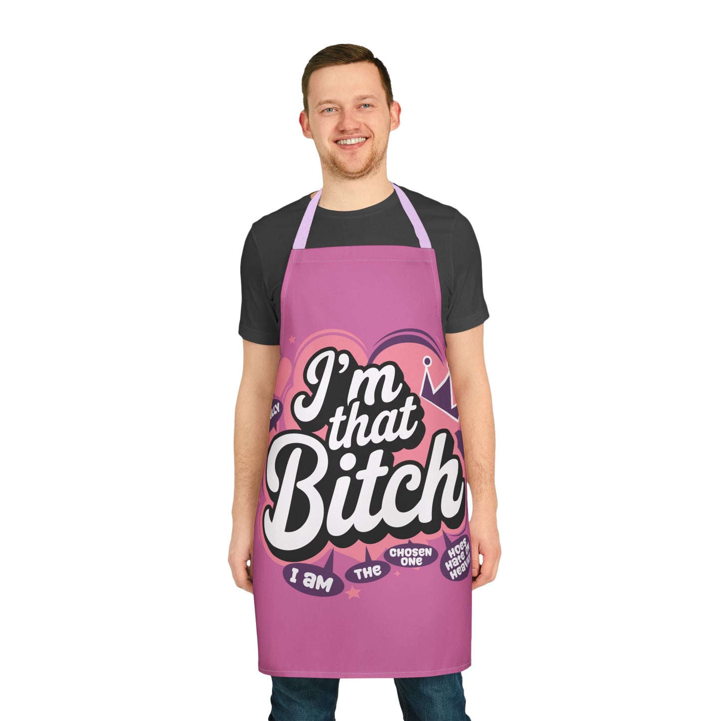 Funny Pink 'I'm That Bitch' Apron – Bold Statement Kitchen Apron for Chefs & Gift-Giving