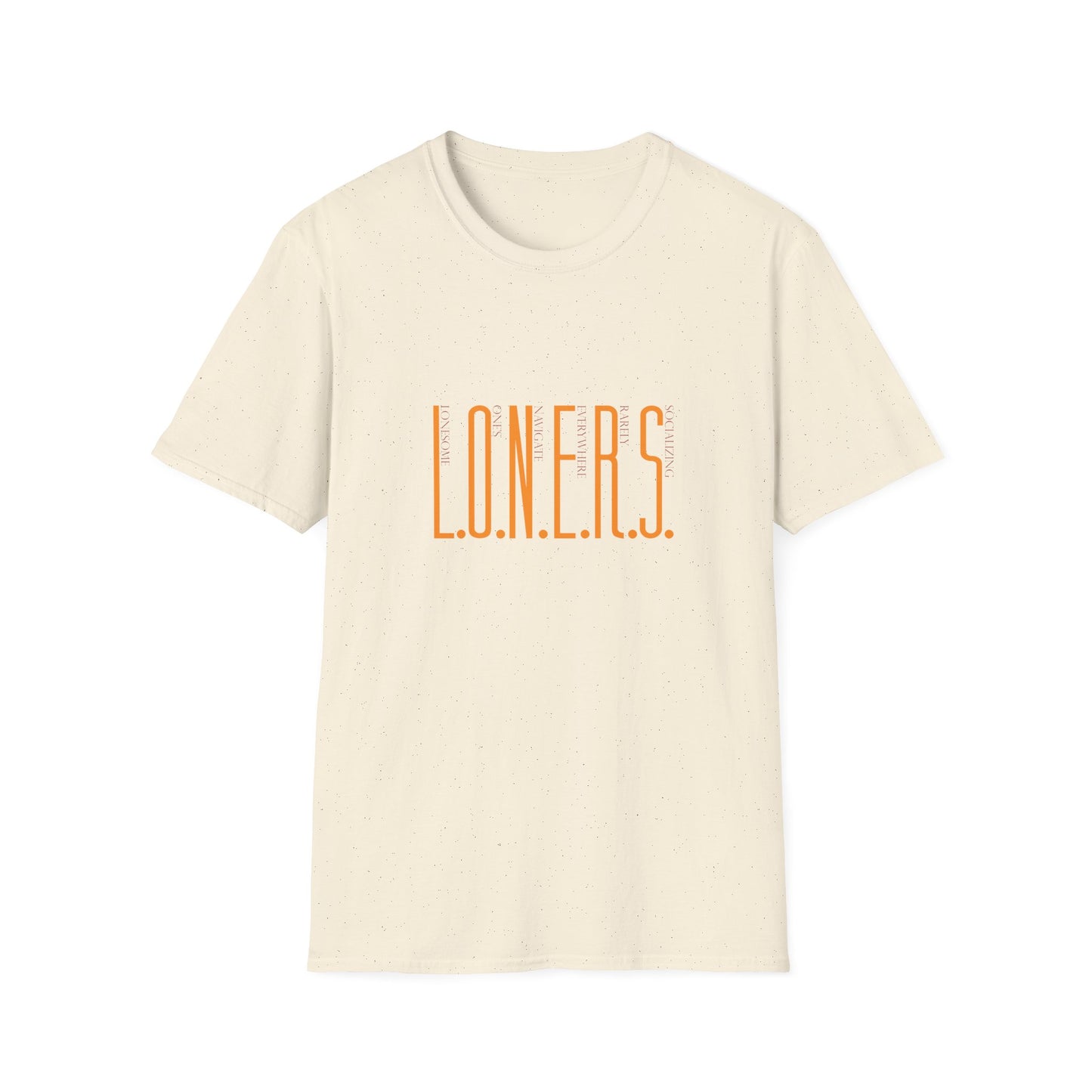 L.O.N.E.R.S. Unisex Softstyle T-Shirt | Casual Wear, Gift for Introverts, Comfortable Tee for Relaxing, Statement Shirt