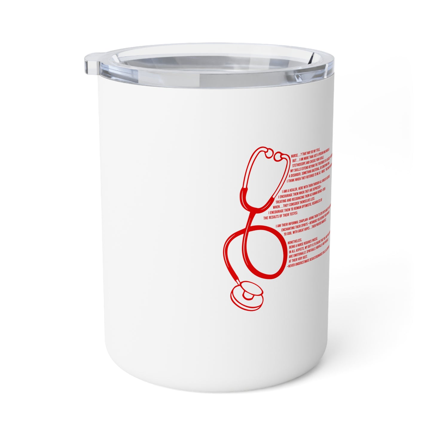 N.U.R.S.E. (Never Underestimate RegisteredNurses' Skills & Expertise)  Inspired Insulated Coffee Mug, Perfect Gift for Healthcare Workers