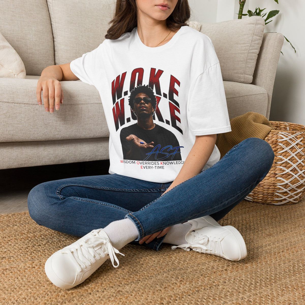 W.O.K.E. Graphic T-Shirt — Bold Social Justice Statement Tee