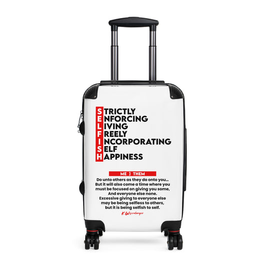 Self-Care Suitcase: Travel with Purpose, Mindful Packing, Inspirational Luggage, Gift for Travelers, Self-Love Reminder