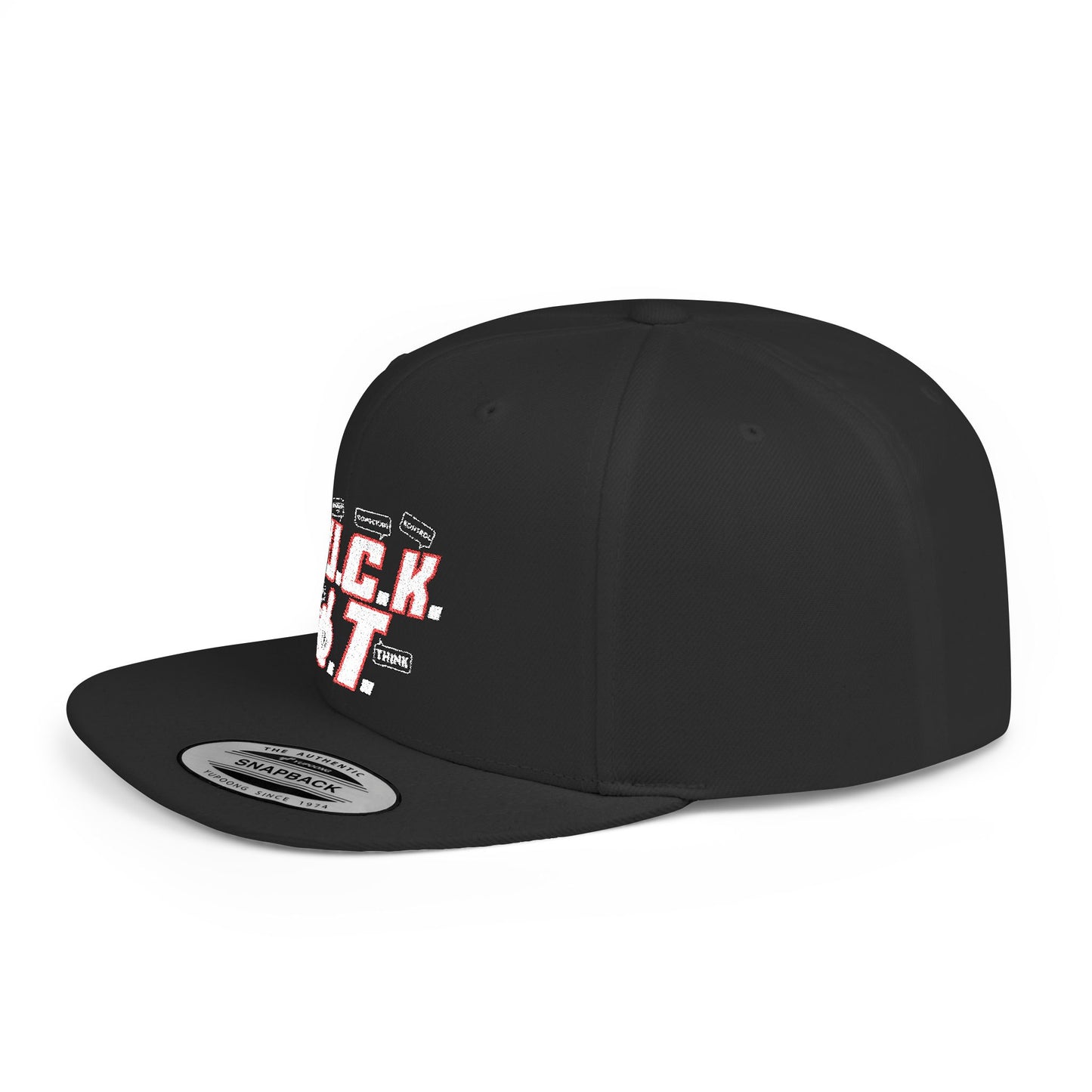 F.U.C.K. I.T. Bold Statement Flat Bill Snapback Hat, Trendy Snapback Cap, Casual Streetwear, Perfect Gift, Cool Accessory, Everyday Wear
