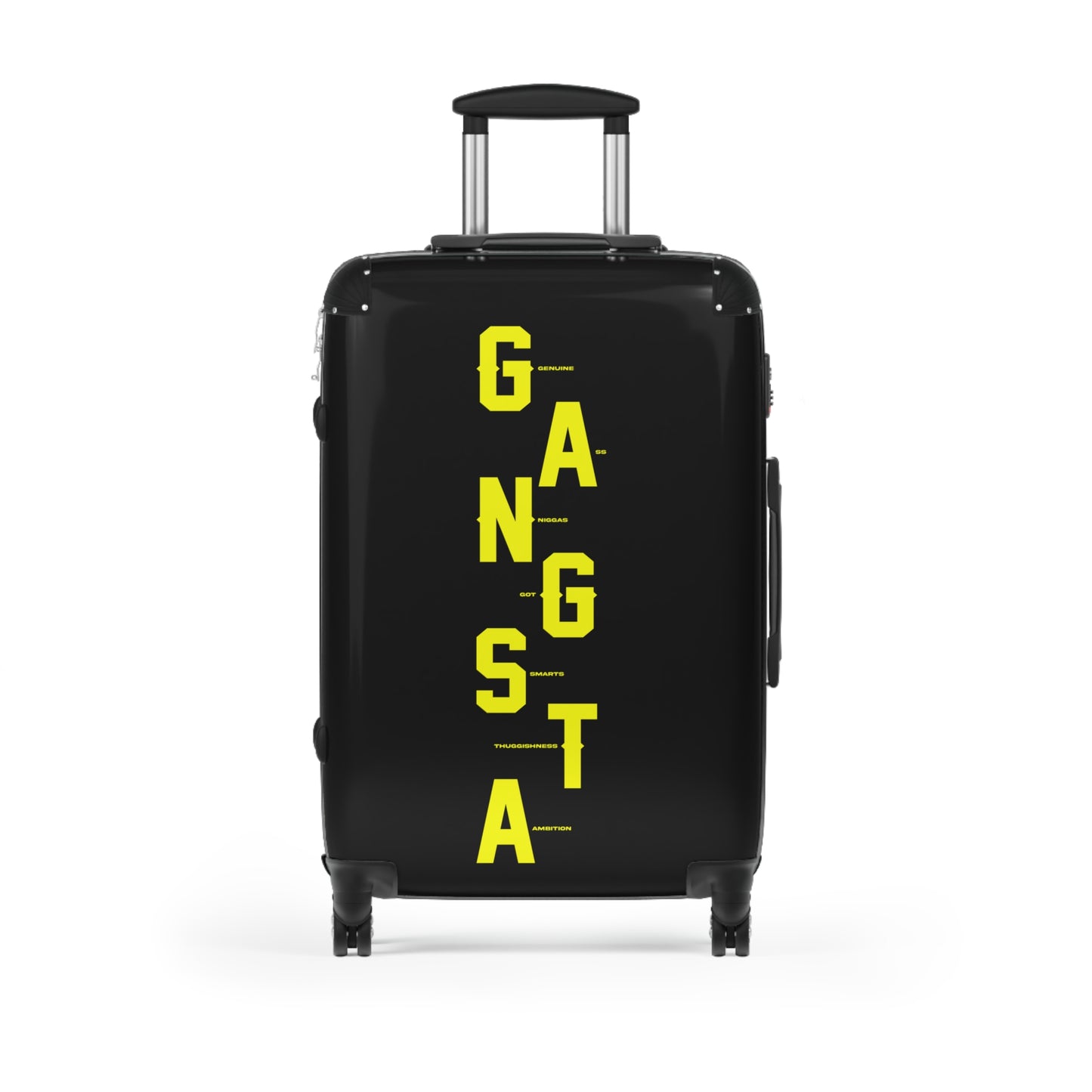 Gangsta Suitcase - Travel Bag for Adventurers, Fun Vacation Luggage, Perfect for Street Style, Gift for Travelers
