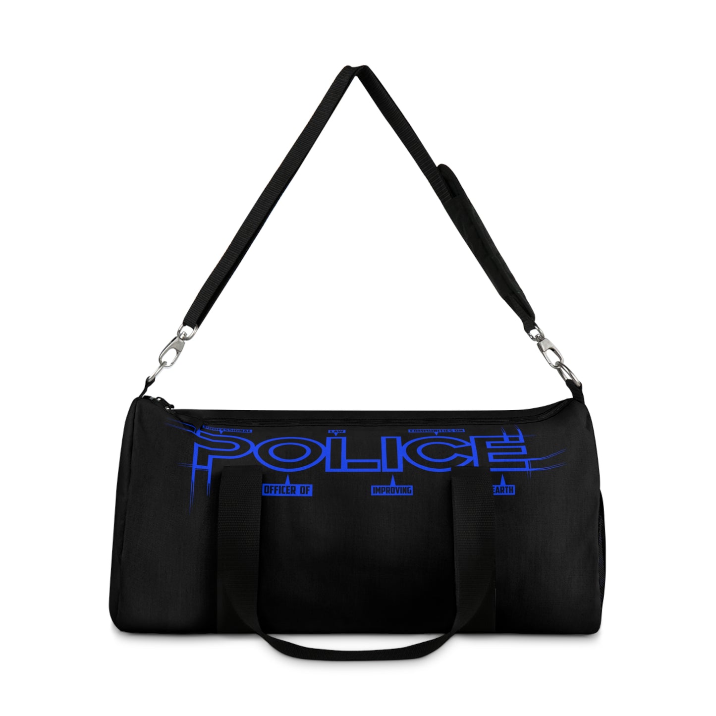 P.O.L.I.C.E. Duffel Bag | Gym Bag, Travel Bag, Sports Bag, Weekend Getaway, Police Officer Gift,