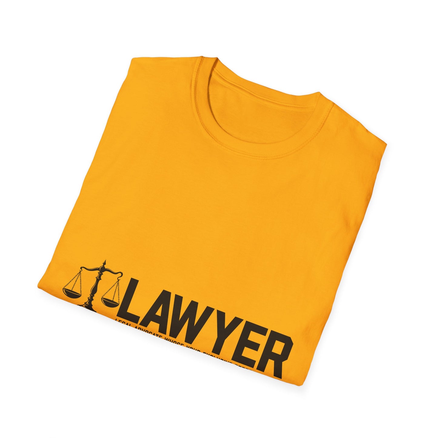 L.A.W.Y.E.R. Unisex Softstyle T-Shirt