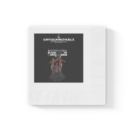 Party Napkins – “Unfuckwitable” Graphic Cocktail Napkins (Religious Satire)