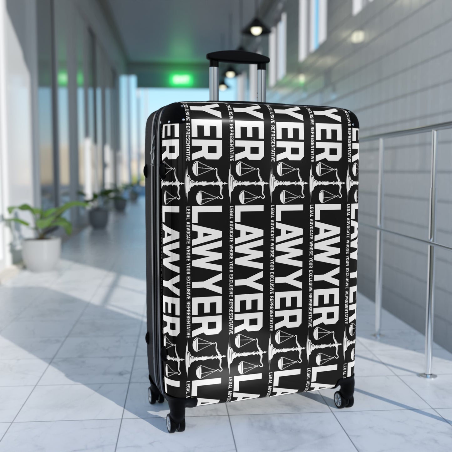 Stylish Lawyer Suitcase - Durable Travel Luggage for Attorneys, Attorney Gear, Professional Travel, Legal Gifts, Travel Essentials