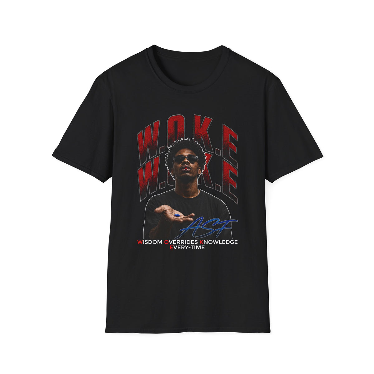 W.O.K.E. Graphic T-Shirt — Bold Social Justice Statement Tee