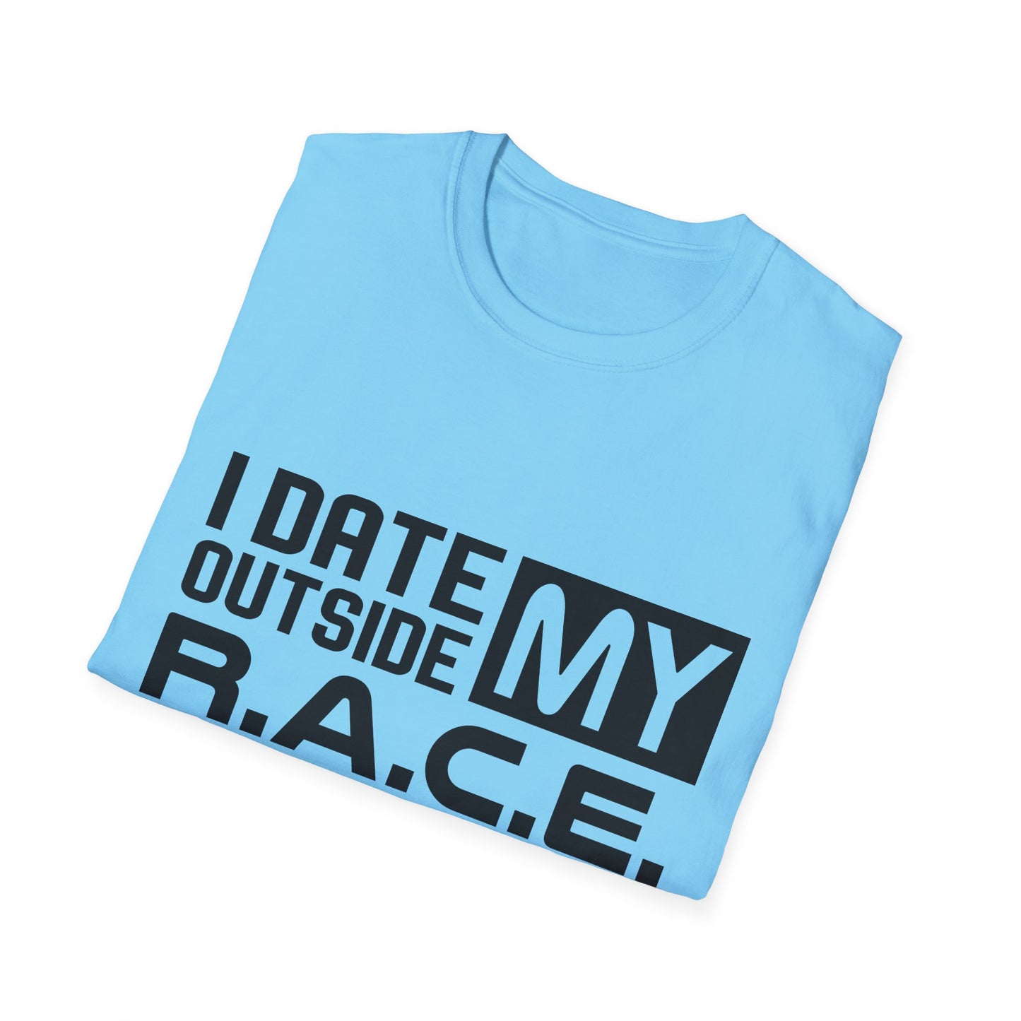 R.A.C.E. Unisex Softstyle T-Shirt Interracial For Couples