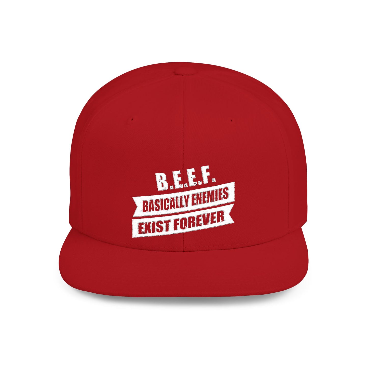 B.E.E.F. Flat Bill Snapback Hat, Casual Cap for Trendsetters, Adjustable Snapback, Perfect Gift for Birthdays, Streetwear Style, [...]