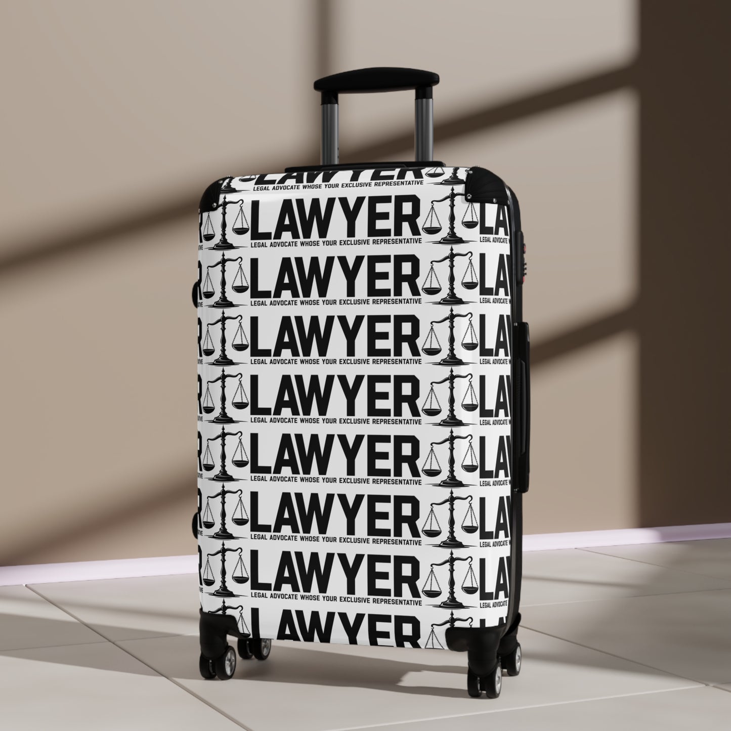 Lawyer Luggage Bag, Legal Professional Travel Case, Vacation Suitcase, Gift for Attorneys, Business Trip Bag