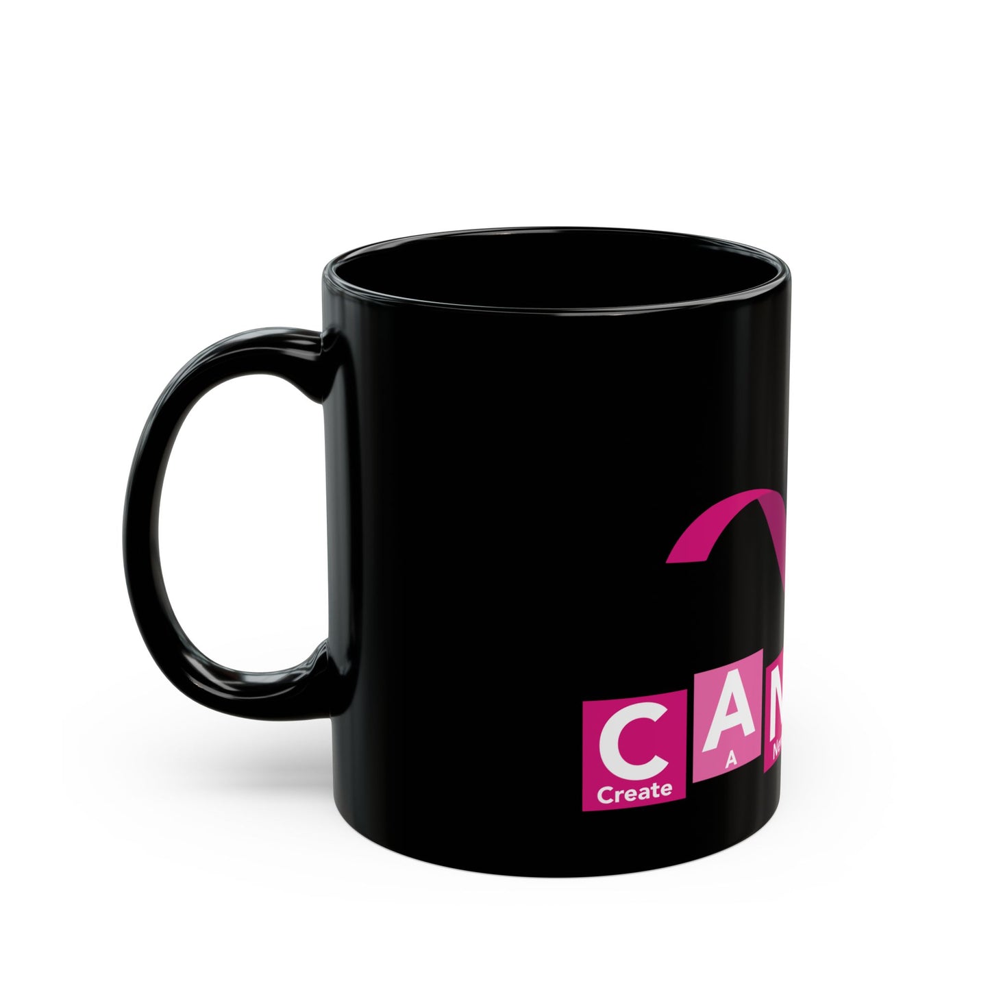 C.A.N.C.E.R. (Create A New Cure Everyone Receives) Awareness Mug, Pink Ribbon Support Cup, Gift for Cancer Warriors, Inspirational Coffee Mug, October Awareness Gift