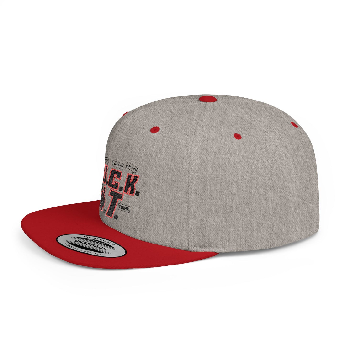 F.U.C.K. I.T. Flat Bill Snapback Hat, Urban Fashion Cap, Statement Hat, Casual Wear, Trendy Accessories