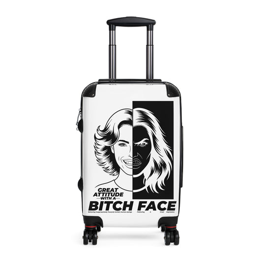 Bitch Face Suitcase - Travel Luggage for Bold Personalities, Funny Gift for Travelers, Great Attitude Luggage, Stylish Carry-On for [...]