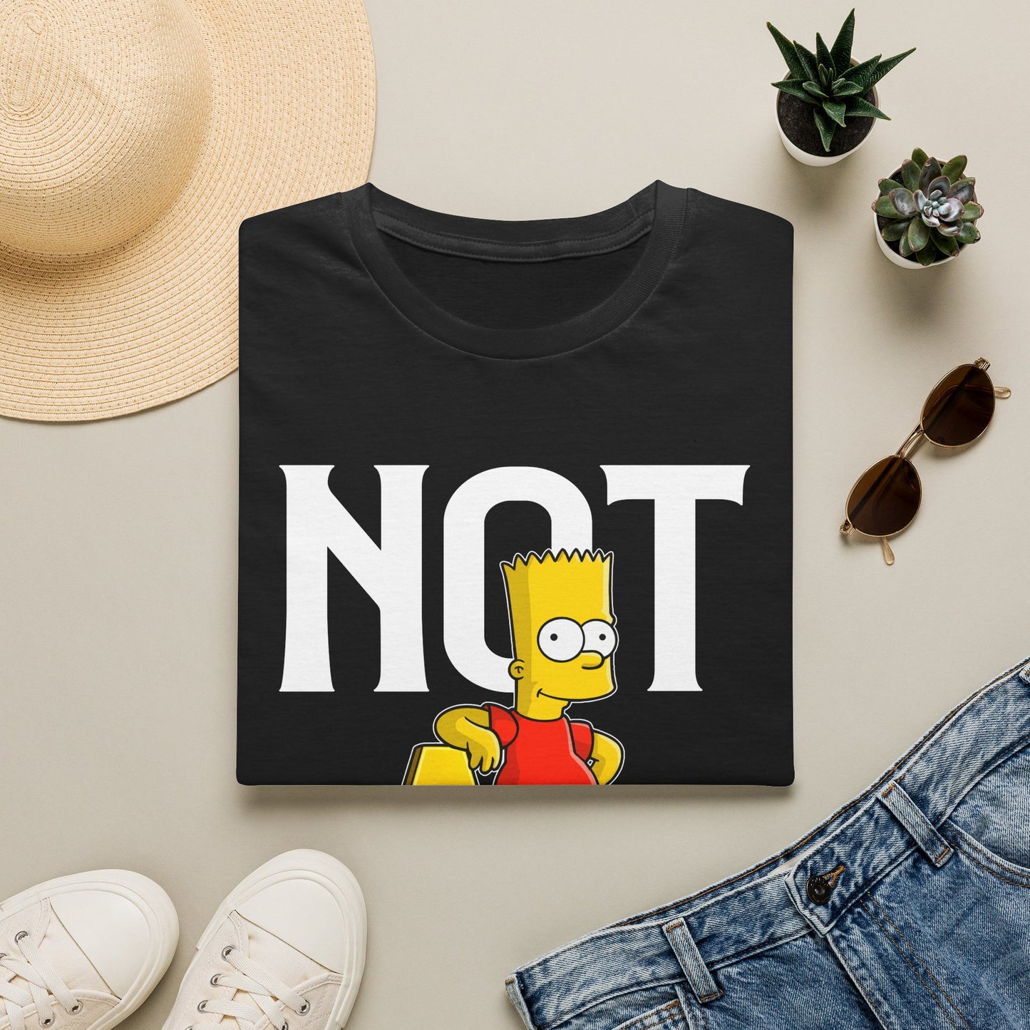 Not A S.I.M.P. T-Shirt — Funny Bart Simpson Graphic Tee