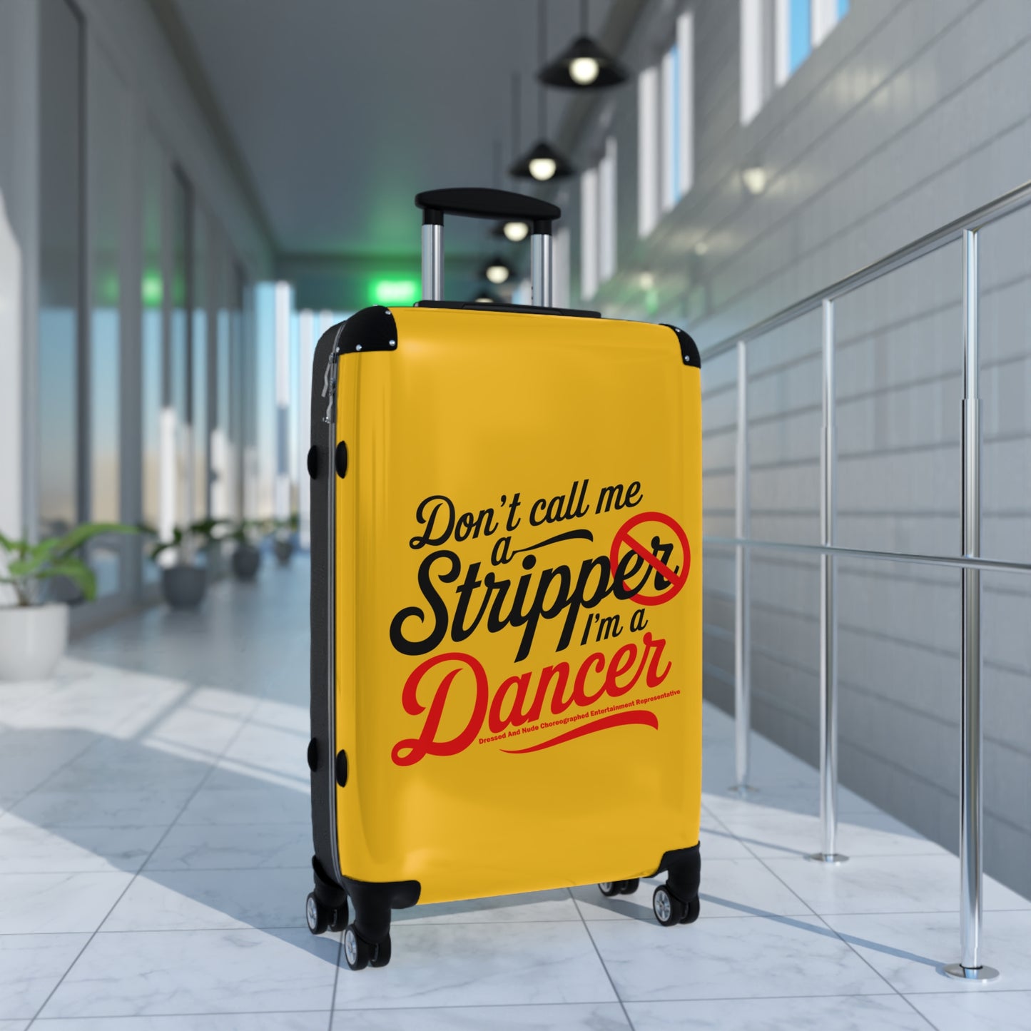 Stripper, Dancer Suitcase: Travel in Style, Bold Luggage for Adventurers, Perfect for Gifts, Dance Lovers, and Special Occasions