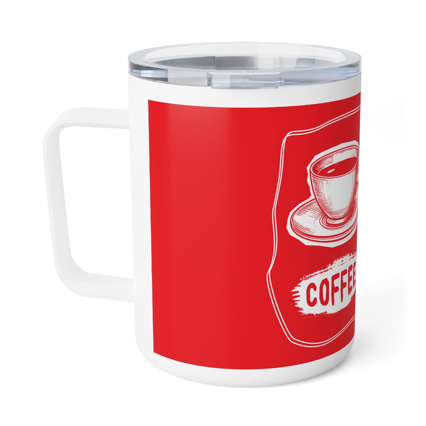 Red Insulated Coffee Mug - Caffeine Offers Fuel for Everyday Energy - Perfect Gift for Coffee Lovers, Travel Mug, Holiday Gift, Office [...]