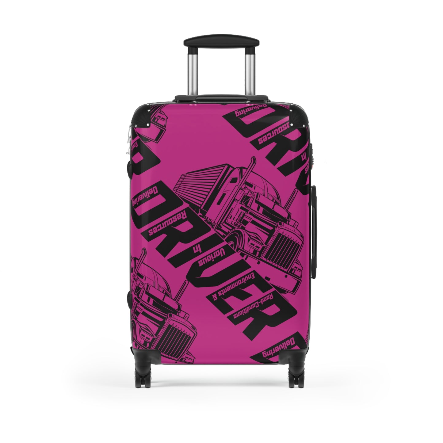 Truck Driver-Themed Suitcase for Truck Enthusiasts, Travel Gear, Luggage for Road Trips, Perfect Gift for Drivers, Adventurers
