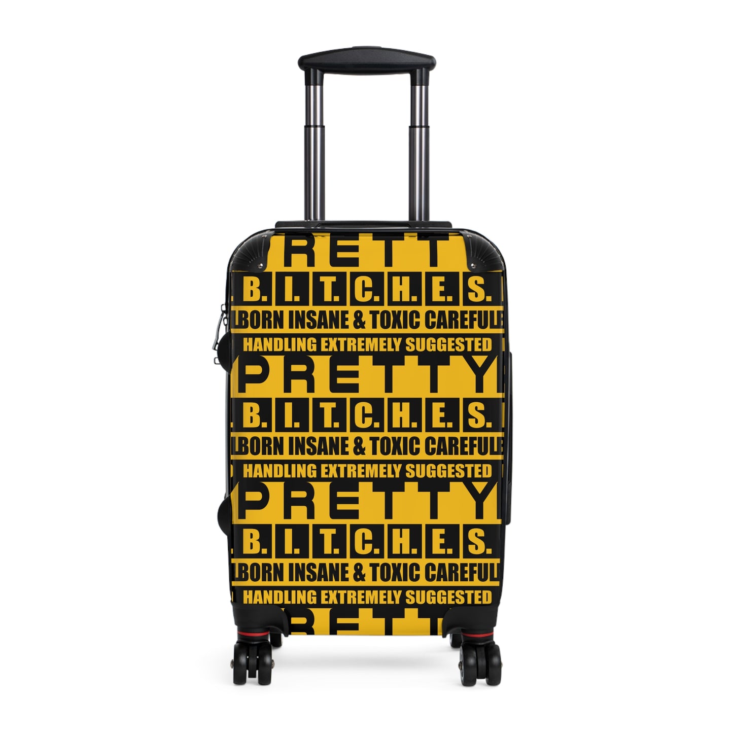 Pretty Bitches Bold Statement Suitcase for Travel Lovers, Suitcase for Women, Trendy Luggage, Unique Travel Accessory, Gift for Travelers