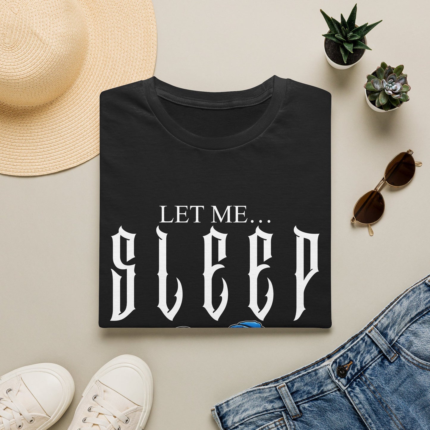 Let Me Sleep T-Shirt — Cute Nap Cloud Graphic Tee for Sleep Lovers