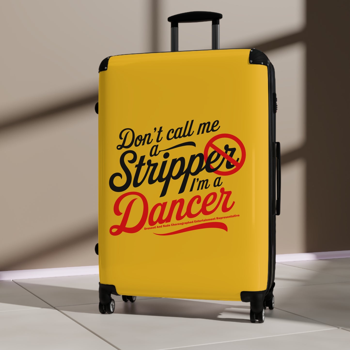 Stripper, Dancer Suitcase: Travel in Style, Bold Luggage for Adventurers, Perfect for Gifts, Dance Lovers, and Special Occasions