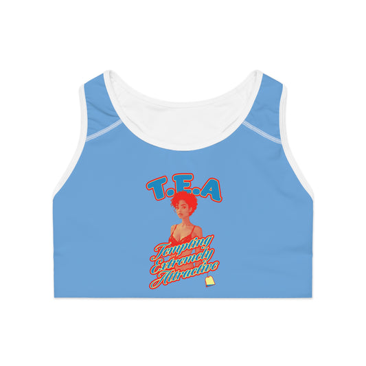 Body T.E.A. Empowering Sports Bra: Fitness, Workout, Activewear, Yoga, Gift for Her, Casual Style