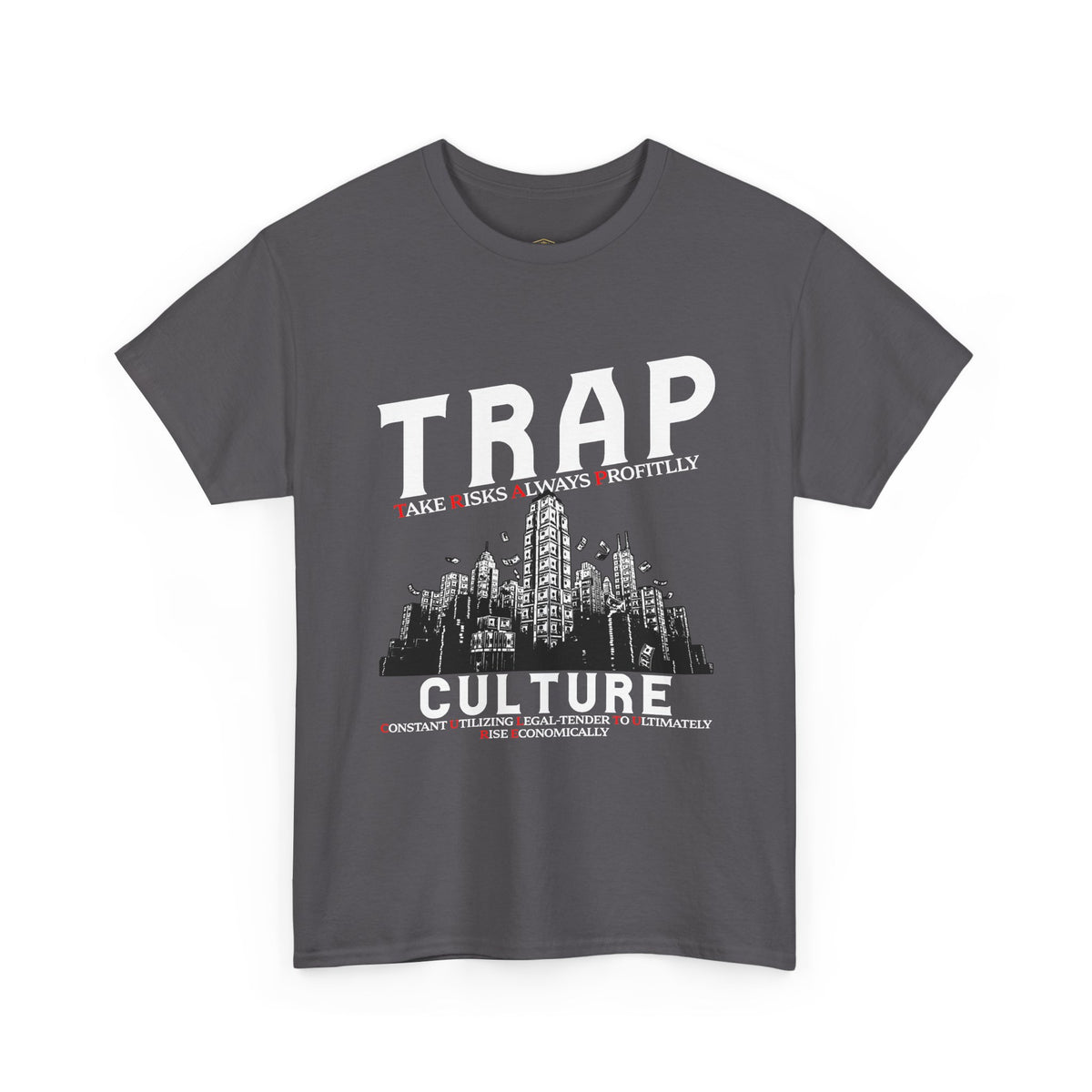Trap Culture Tee — Urban Cityscape Streetwear T‑Shirt